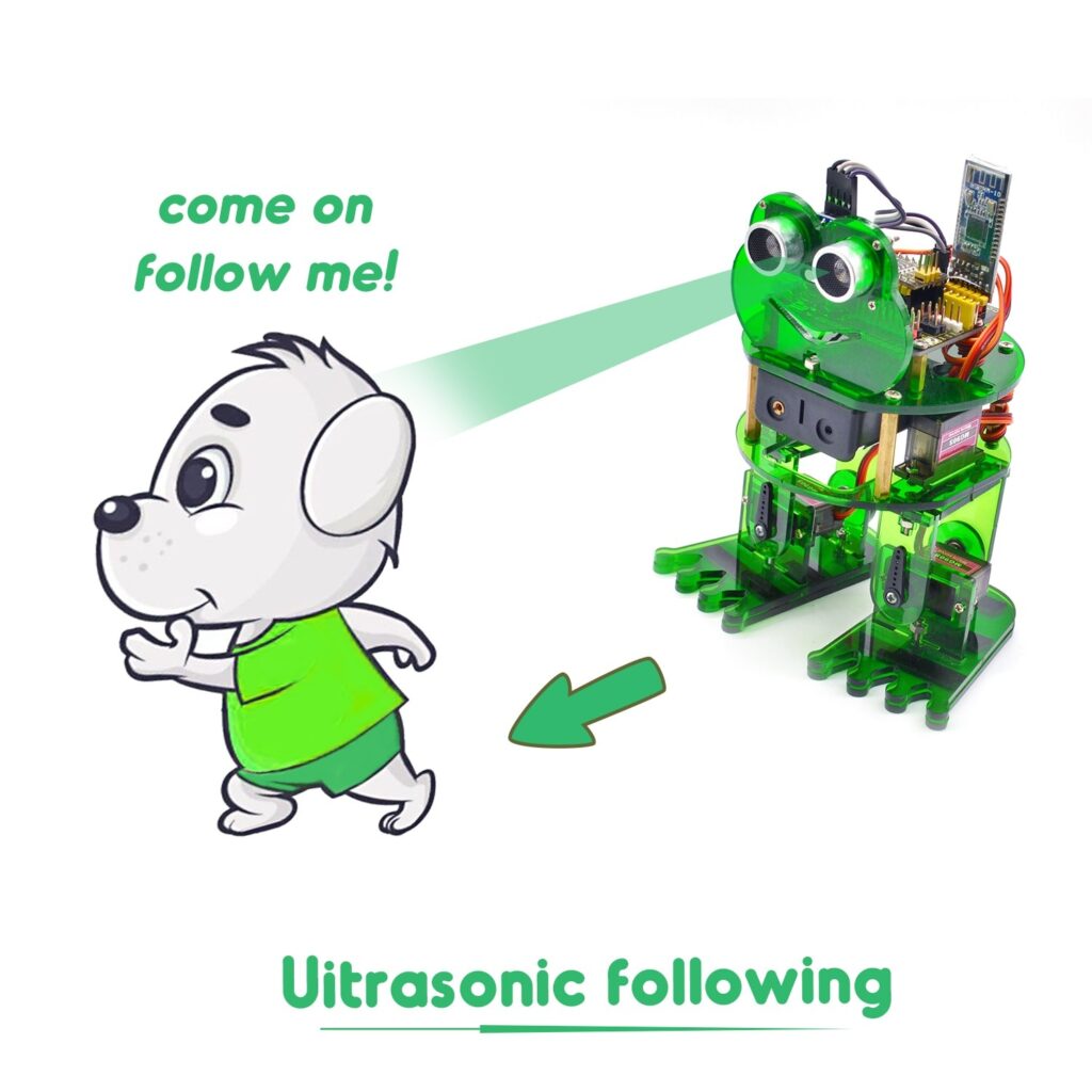 4-DOF Frog Robot Kit with Arduino Nano