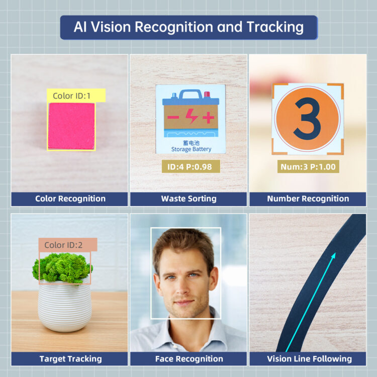 AI Vision Robot Car Kit with HD Camera