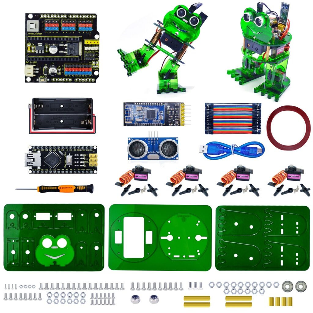 4-DOF Frog Robot Kit with Arduino Nano