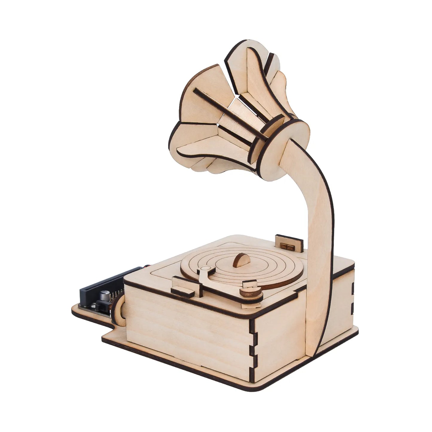 Light-Controlled Phonograph Kit with Micro