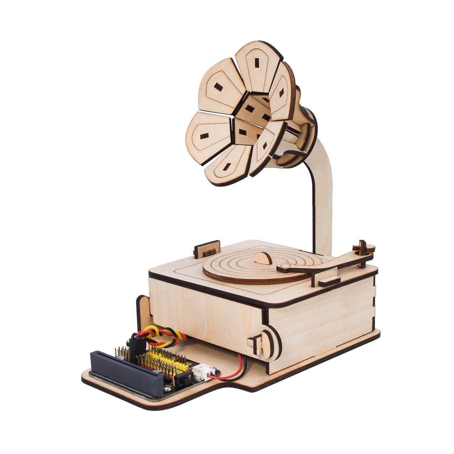 Light-Controlled Phonograph Kit with Micro