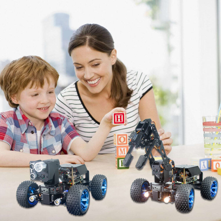 2-in-1 Smart 4WD Robot Car Kit