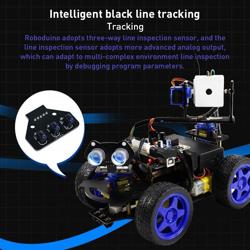 Smart Robot Car Kit with Wi-Fi Camera