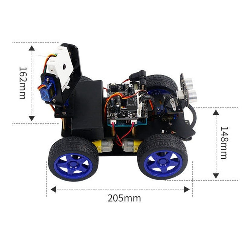 Smart Robot Car Kit with Wi-Fi Camera