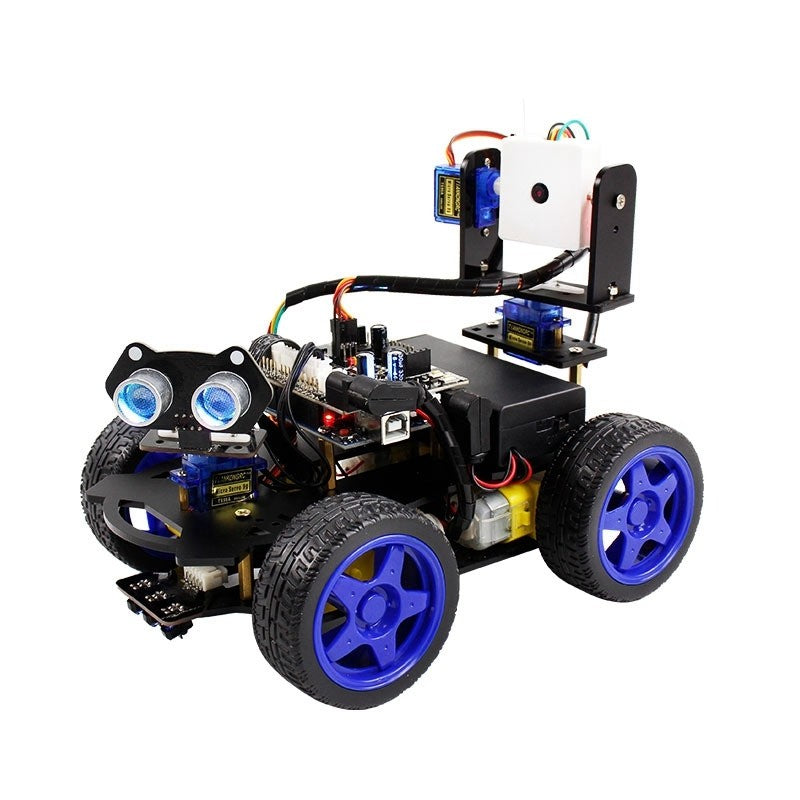 Smart Robot Car Kit with Wi-Fi Camera