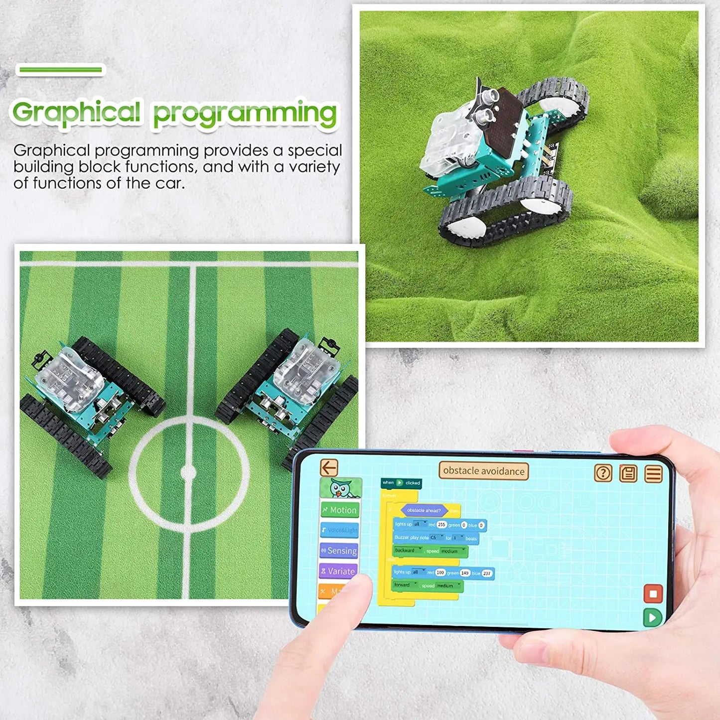 Smart Robotic Car Kit V2.0 with Nano V4