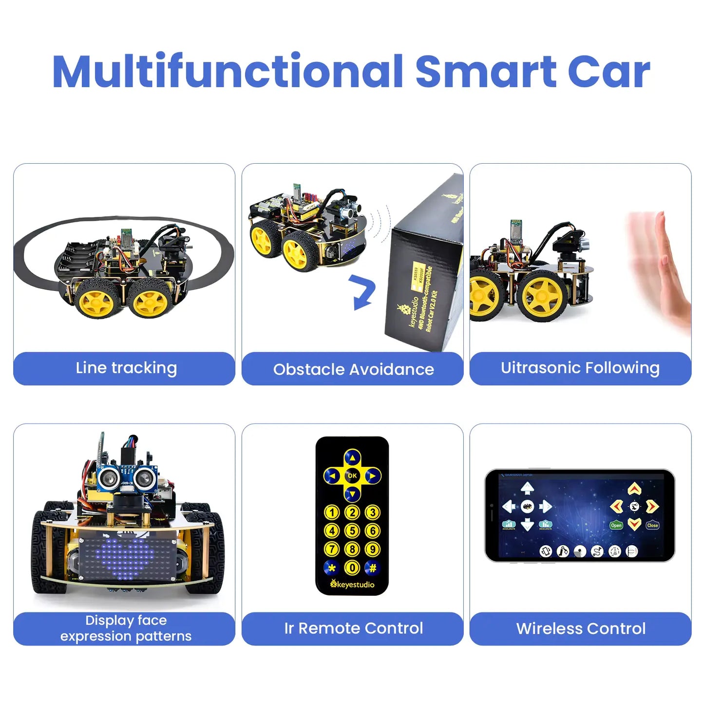 4WD Smart Robot Car Kit for Arduino