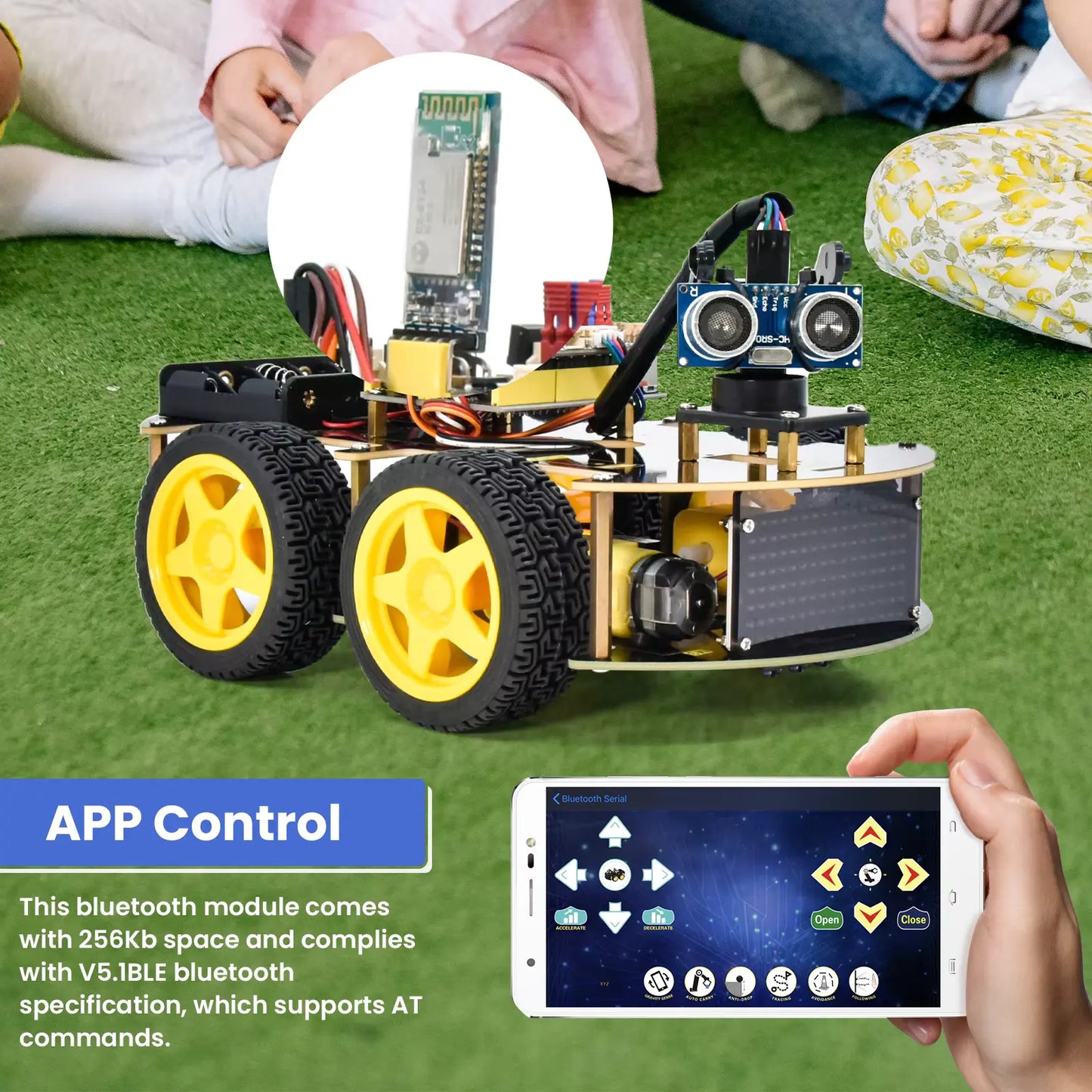4WD Smart Robot Car Kit for Arduino