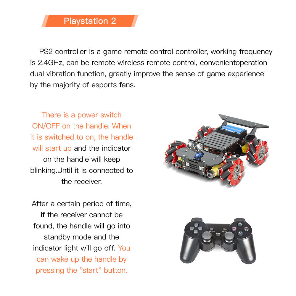 Mecanum Wheel Robot Car Kit