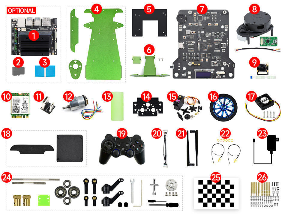 ROS AI Robot Kit with Jetson Nano