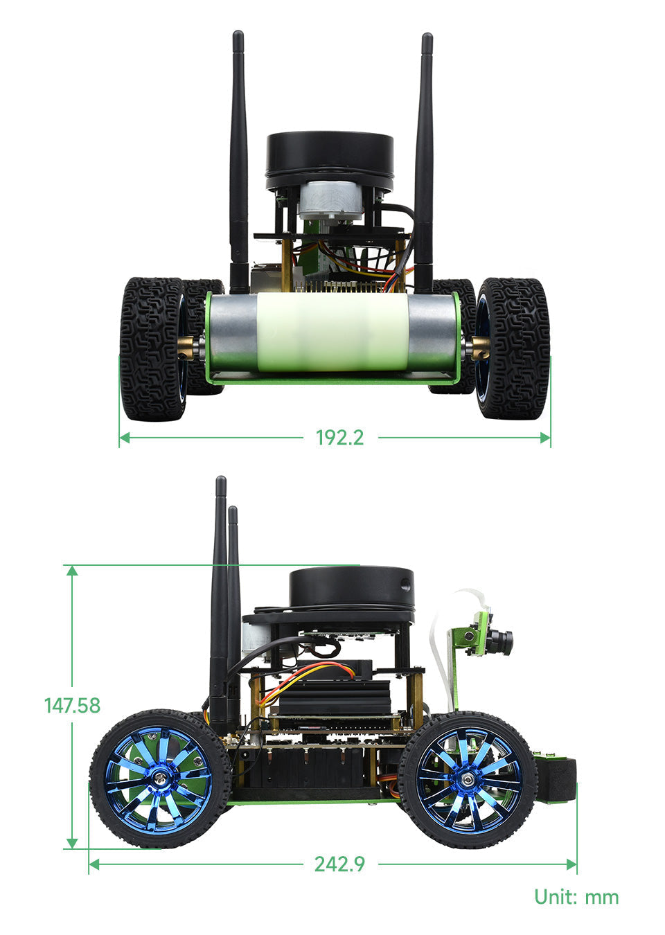 ROS AI Robot Kit with Jetson Nano