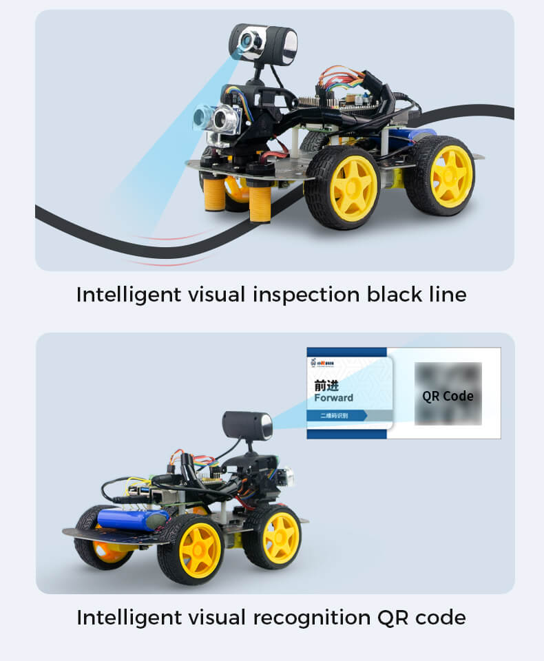 4WD AI Vision Robotic Car Kit