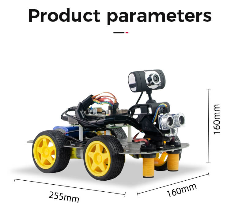 4WD AI Vision Robotic Car Kit