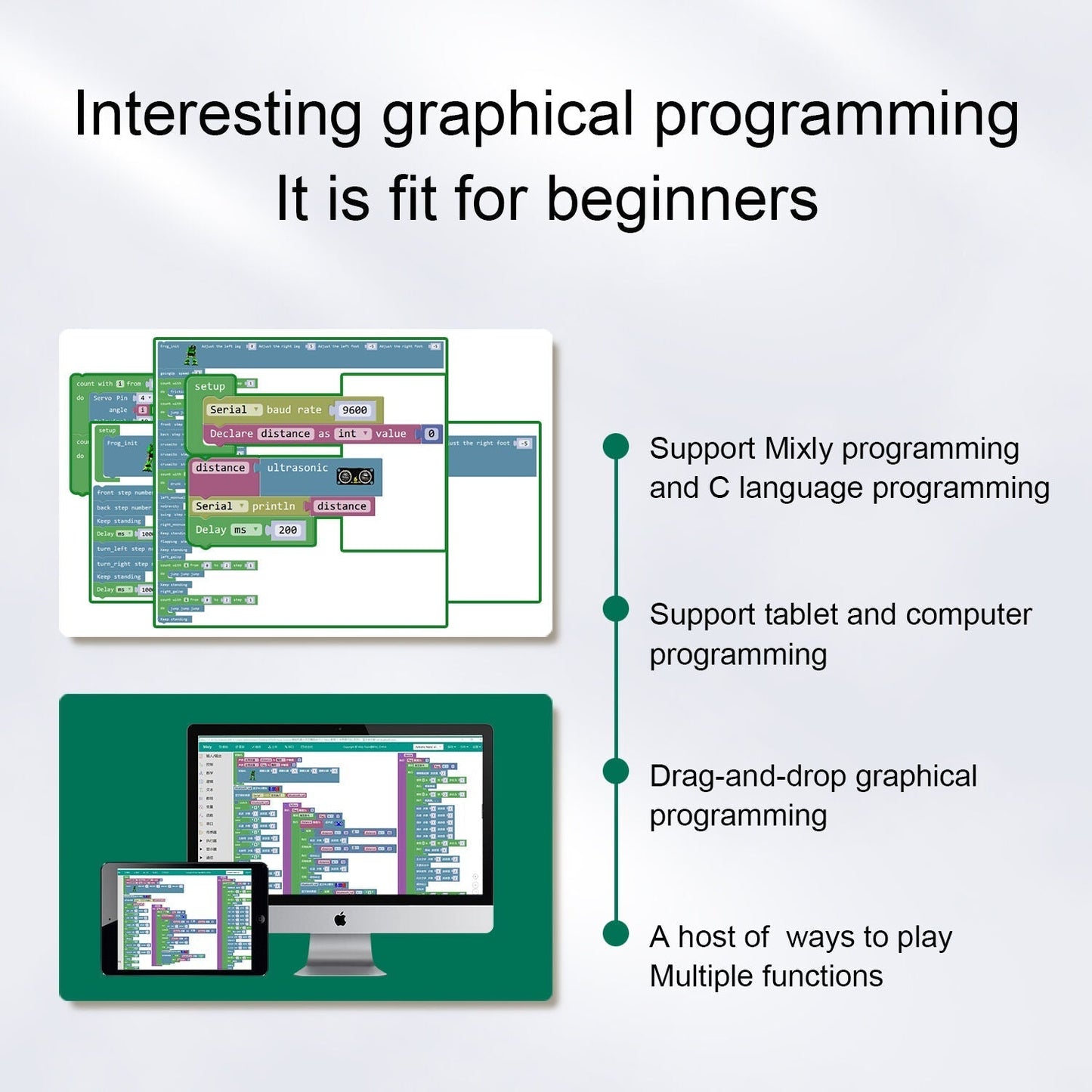 4-DOF Frog Robot Kit with Arduino Nano