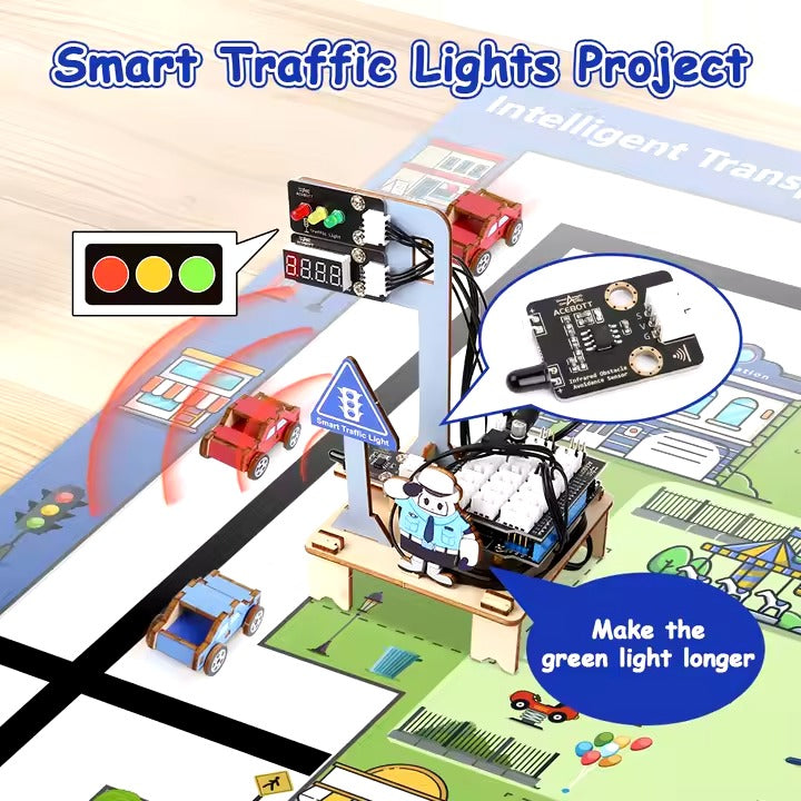 ESP32 Smart Traffic Management STEM Kit