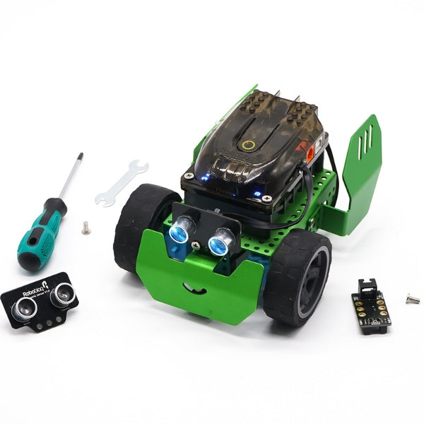 Robot Kit with Line Following and Ultrasonic Sensor