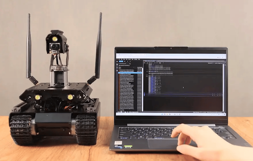 Open-Source Tracked AI Robot Platform