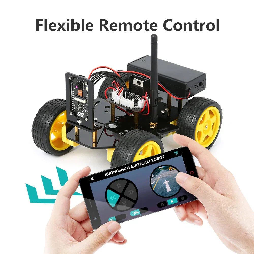 ESP32 Camera Robot Car Kit
