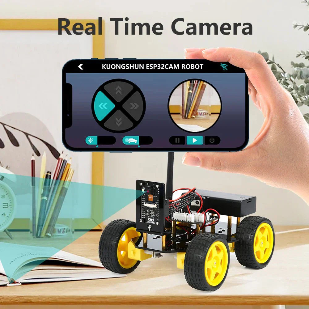 ESP32 Camera Robot Car Kit