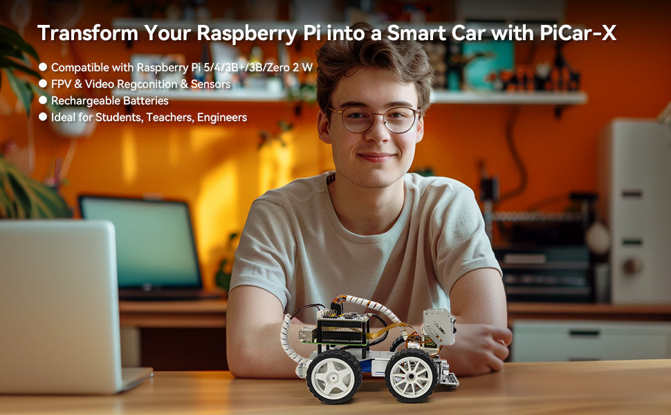 Smart Video Robot Car Kit for Raspberry Pi